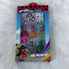 Miraculous Ladybug 5pk Nail Polish in Box – Kids Gift Set, Gift for Children MIRACULOUS_LADYBUG - KOEEK