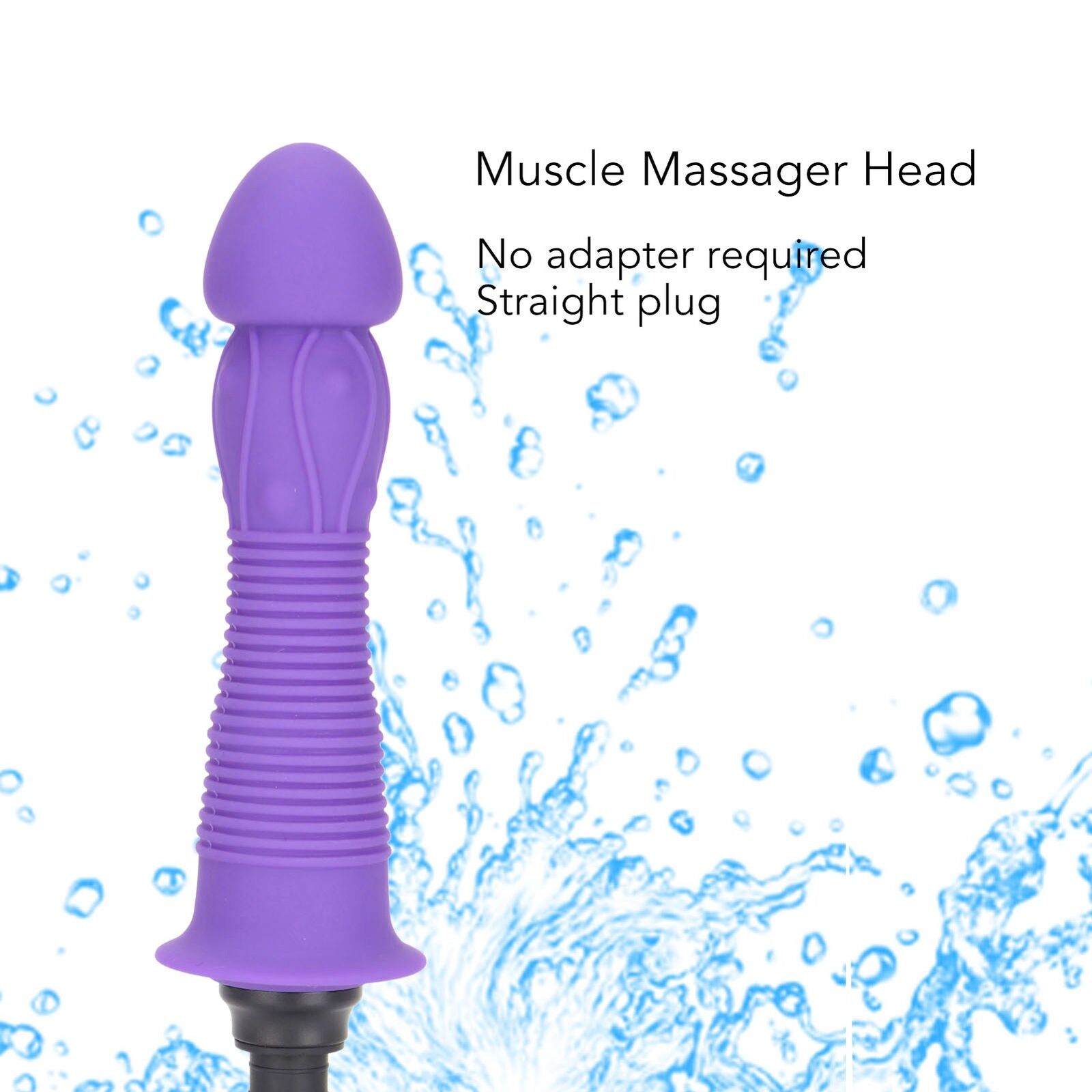 new Muscle Massager Head Waterproof Silicone Replacement Head Attachment For Deep koeek - KOEEK