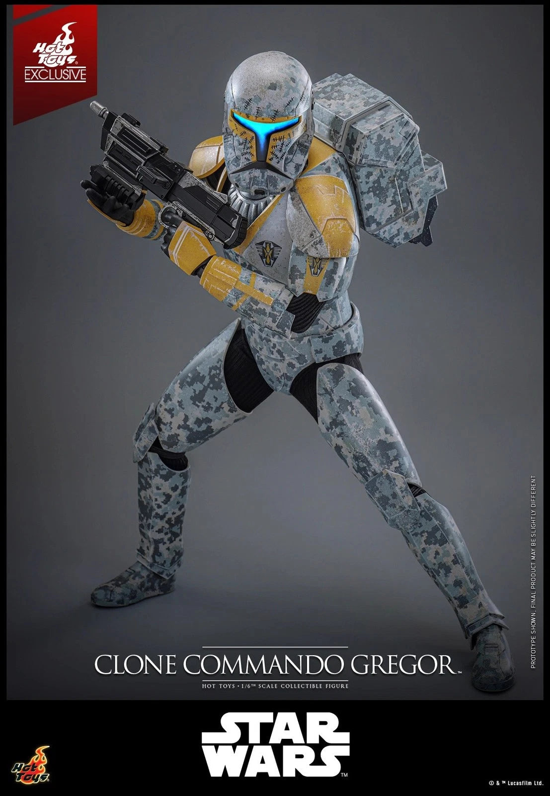 Hot Toys TMS155 1/6 Clone Commando Gregor 12 inch Collectible Action Figure HOT_TOYS - KOEEK