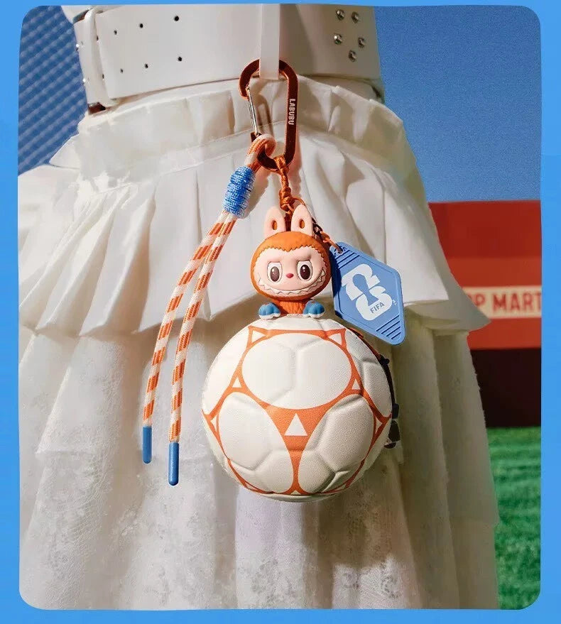 Authentic THE MONSTERS × FIFA Series Football-Shaped Mini Bag Pendant Blind Box 07FC0E-D4 - KOEEK