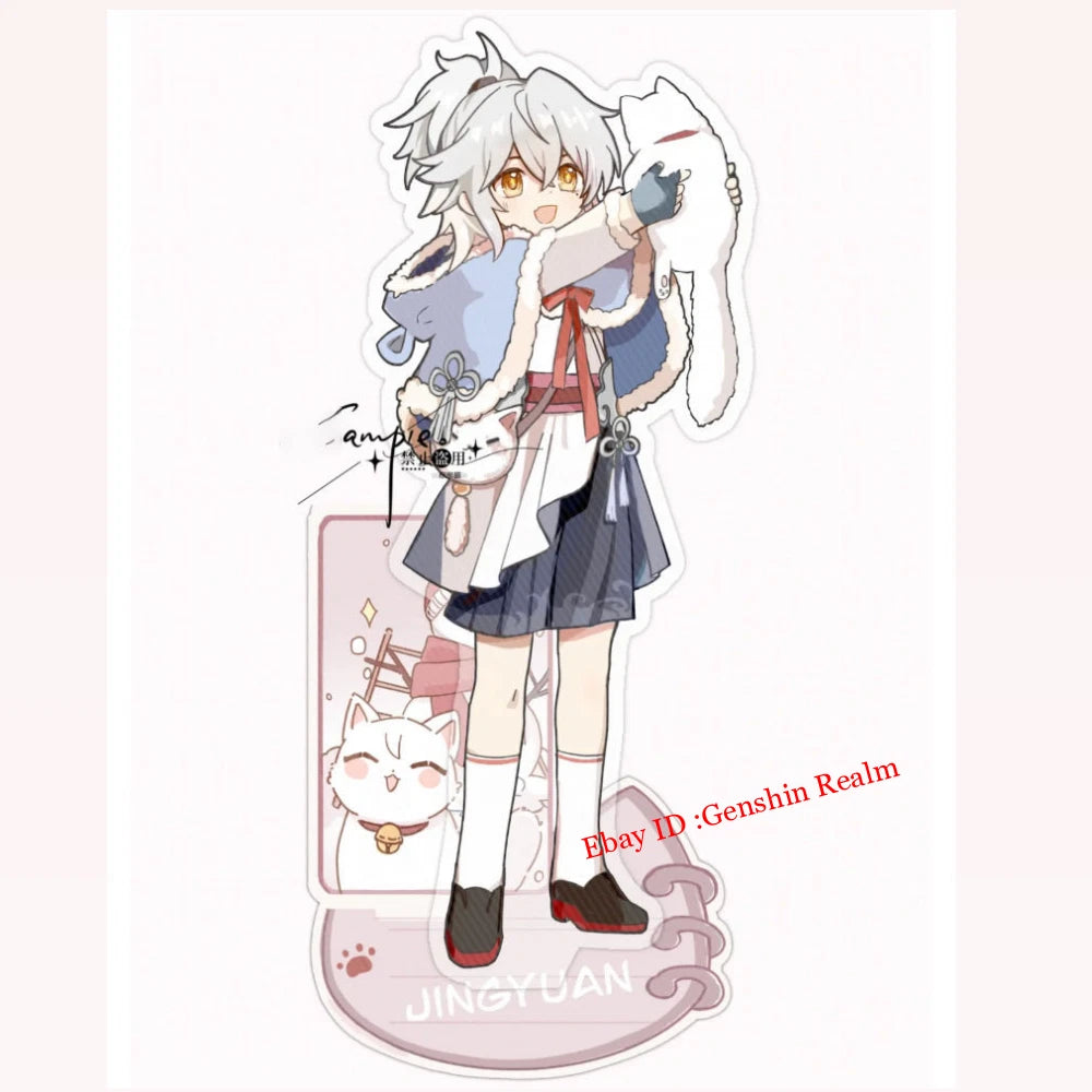 Anime Honkai: Star Rail Jing Yuan Acrylic Desktop Stand Figure Collection Gift 07FC0E-D4 - KOEEK