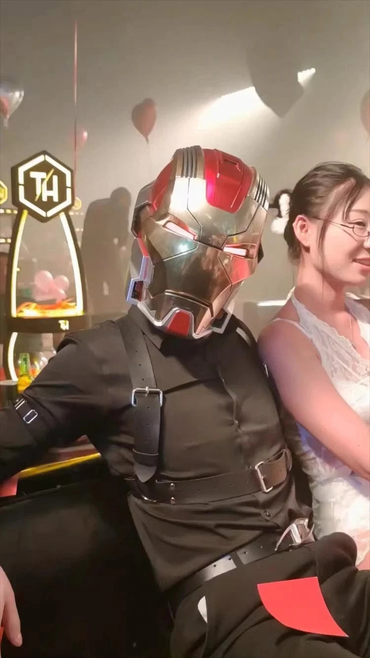 IN STOCK Iron Man MK17 Heartbreaker Helmet English Voice-controlled Full Mask 07FC0E-D4 - KOEEK