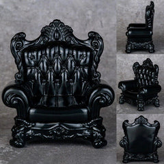 Throne Single Sofa Chair Seat 1/12th Scale For Figure Pendant Model Accessory 07FC0E-D4 - KOEEK