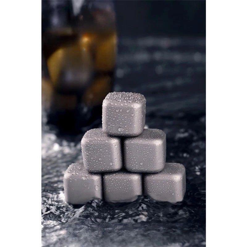 Titanium Ice Cubes Home Beer Drinks Chilled Cooling Party 25g*6 Combo Pack 07FC0E-D4 - KOEEK