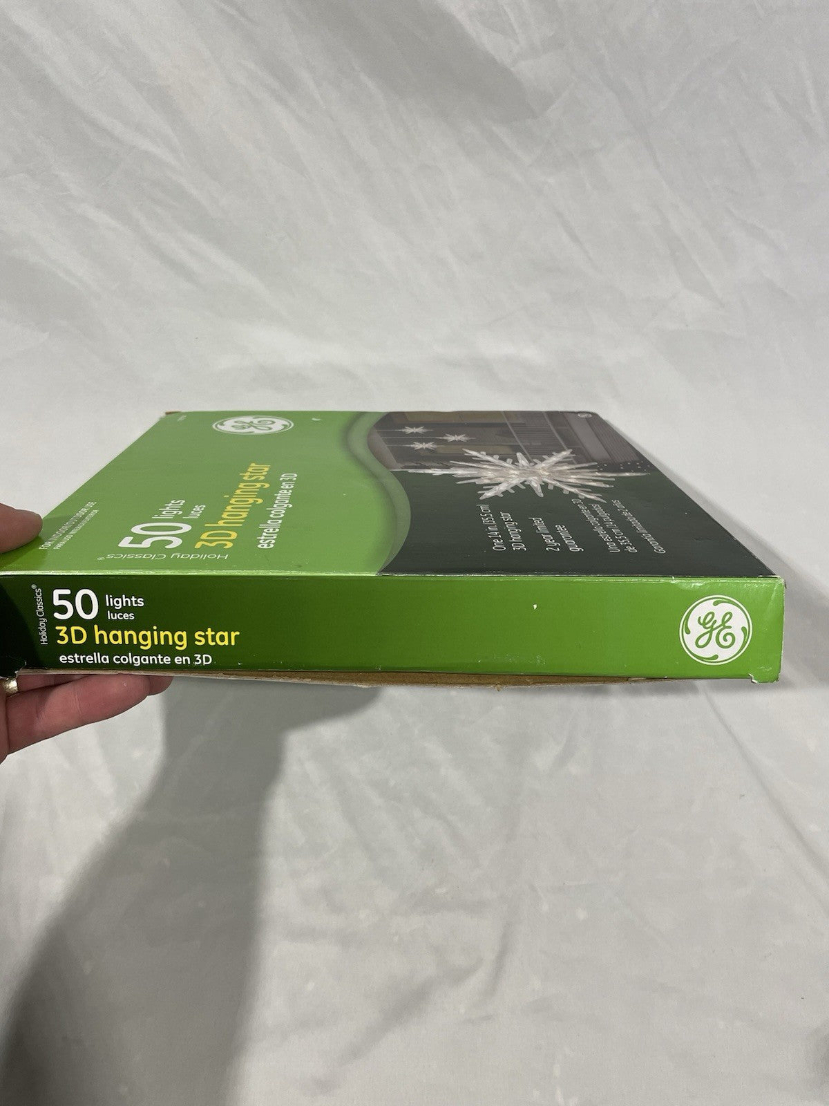 GE Christmas 3D Hanging Star 50 Light Decoration 14” Indoor/Outdoor NOS GE - KOEEK