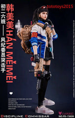 FLAGSET FS-73039 1:6 Discipline Commissar Assaulter Han Meimei Action Figure Toy FLAGSET - KOEEK