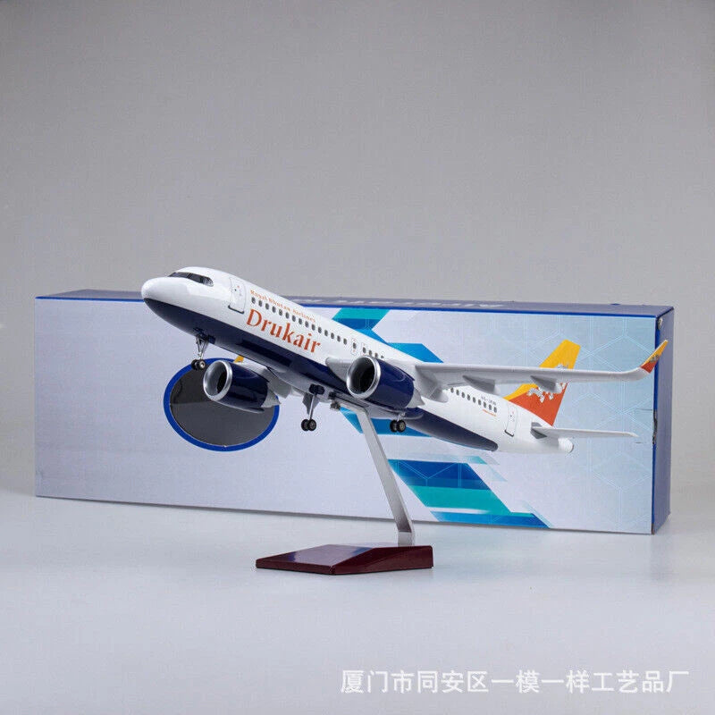 1/80 Bhutan Airlines A320neo passenger Plane B747 47cm Airplane Display Toy 07FC0E-D4 - KOEEK