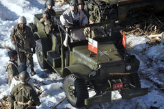 GO-TRUCK 1/6 WWII United States Dodge Command Vehicle Metal Model Instock GO-TRUCK - KOEEK