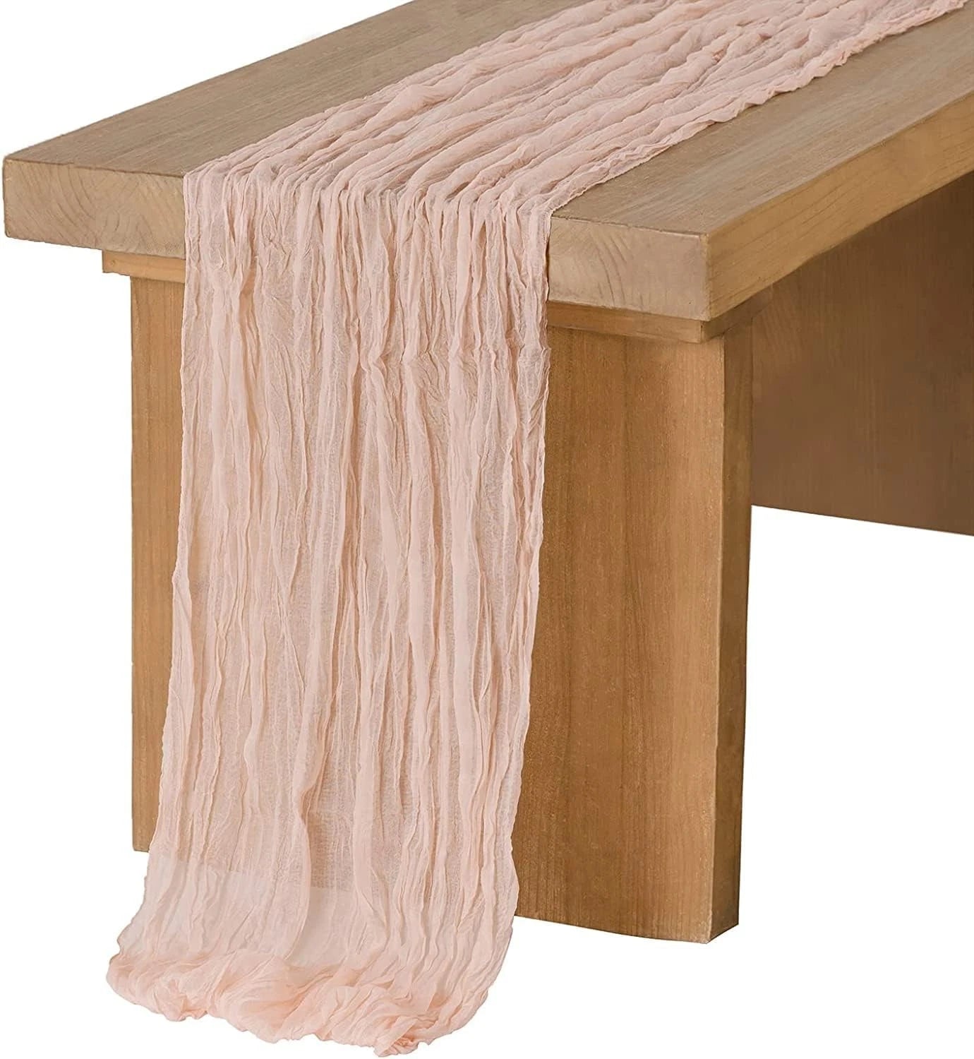 14ft Cheesecloth Table Runner Gauze Sheer Extra Long Dusty Pink Table Runners 07FC0E-D4 - KOEEK