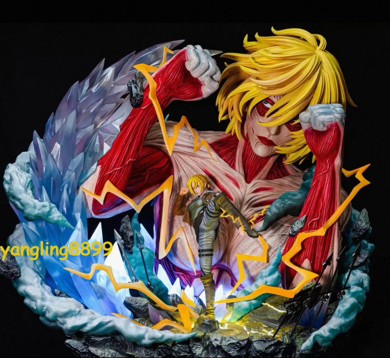 Attack on Titan Freedom Annie Leonhart Resin Statue Model Recast Figure 52cm H 07FC0E-D4 - KOEEK
