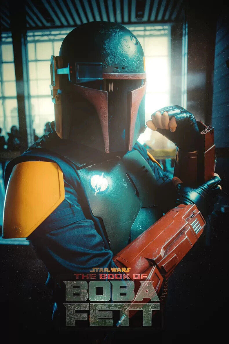 Mandalorian Cosplay The Book of Boba Fett Edition Full Body Armor Set&FRP Helmet 07FC0E-D4 - KOEEK
