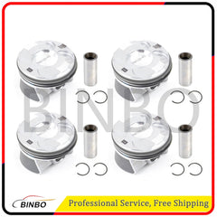 4x Piston & Ring +0.25MM For 10-16 MINI Cooper Countryman Paceman N13 N18 07FC0E-D4 - KOEEK