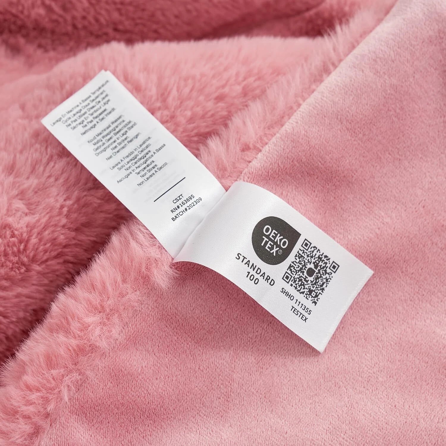 Faux Fur Rug for Sofa, Cozy Warm Plush Striped Rug, Pink 07FC0E-D4 - KOEEK