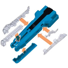 Tomy Takara Custom Launcher Grip Blue Ver Beyblade X Burst Booster BX42 Official TAKARA - KOEEK