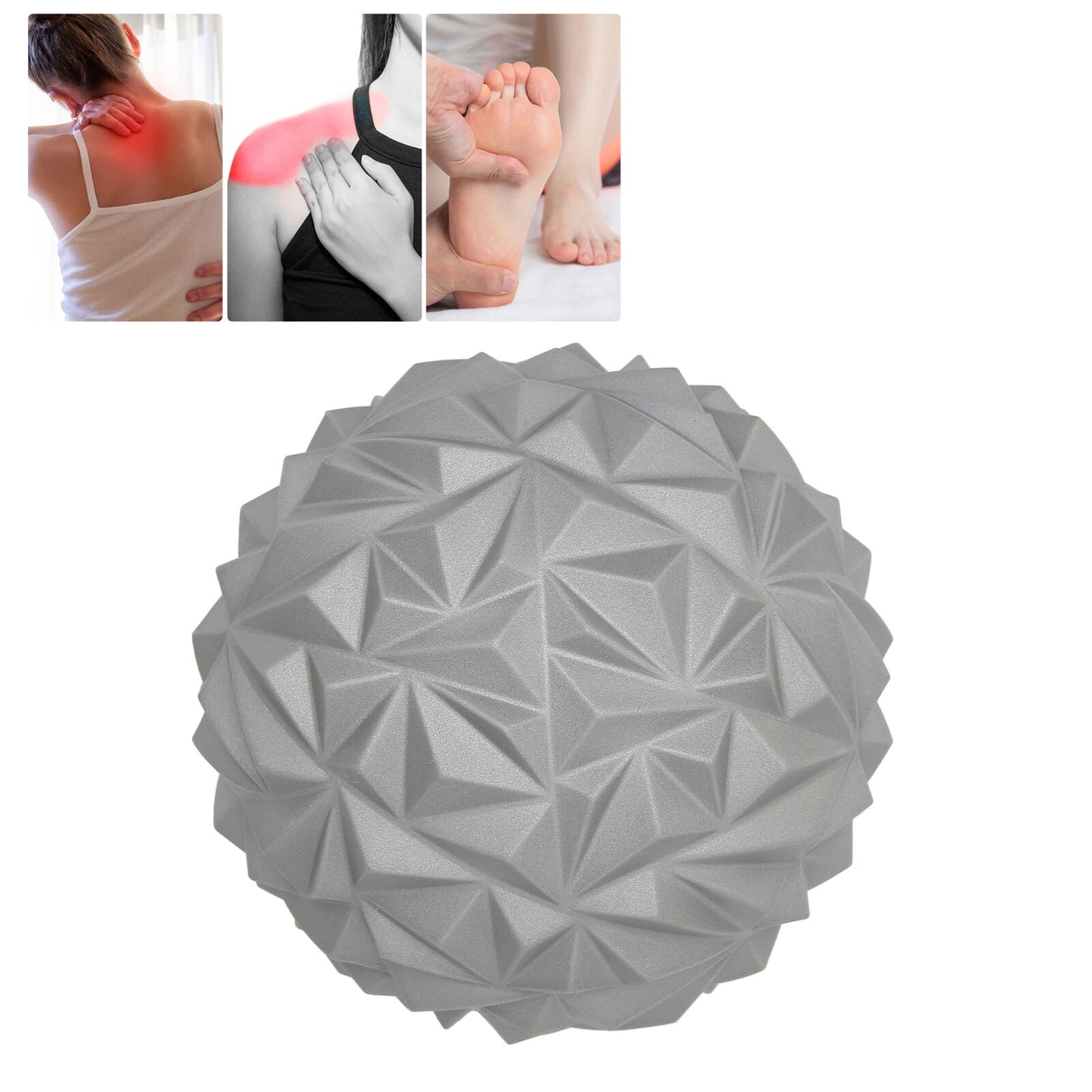 new Massage Ball Balance Plantar Fasciitis Relieve Sole Massager Deflate State HGF koeek - KOEEK