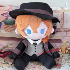 Anime Bungo Stray Dogs Nakahara Chuuya Sitting Position Plush Toy Gift 40cm 07FC0E-D4 - KOEEK