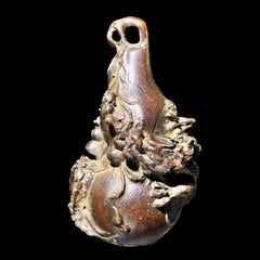 Solid Brass Dragon Gourd Figurine Taiji Bagua Fu Lu Feng Shui Home Decor 07FC0E-D4 - KOEEK