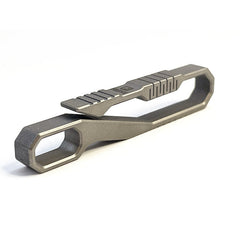 Titanium Alloy Quick Buckle Detach Belt Waist Hanging Keychain Key Ring Tool EDC 07FC0E-D4 - KOEEK