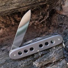 1Pair Titanium Alloy Handle Scales With Screws for 93 mm Victorinox Swiss Army K 07FC0E-D4 - KOEEK