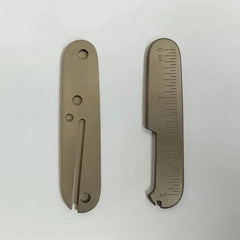 1 Pair Titanium Knife Handle Scales for 91MM Victorinox Swiss Army Knives 07FC0E-D4 - KOEEK