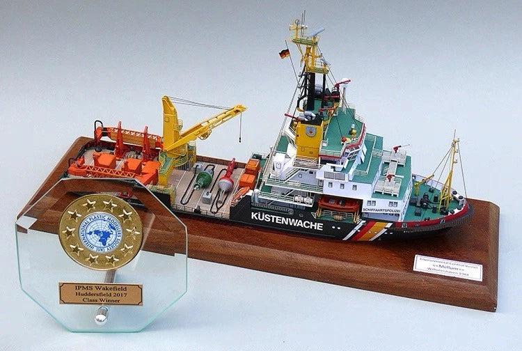 1/250 Mellum Coast Guard Pollution Control Paper Model DIY No Accs No Stand 07FC0E-D4 - KOEEK