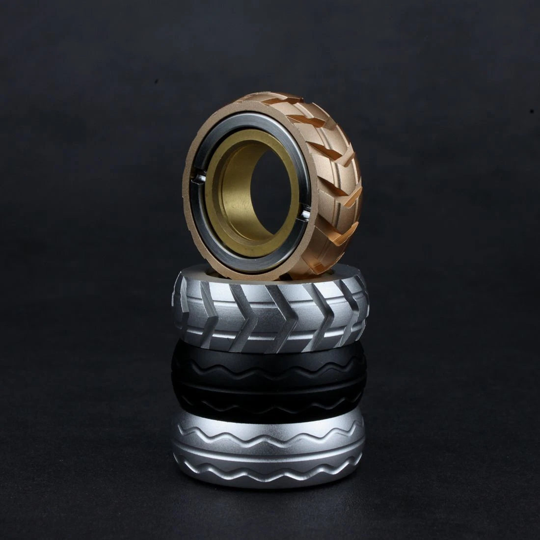Mechanic Ring Tire Fidget Clicker Slider Haptic EDC Toy Stress Relief 07FC0E-D4 - KOEEK