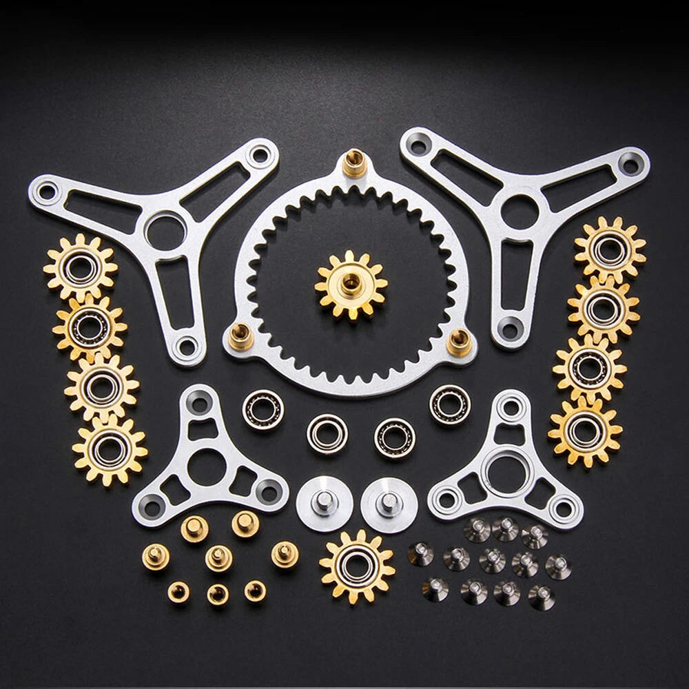 DIY Metal Gear Hand Fingertip Gyroscope Spinning Top Gearwheel Gyro EDC Toy Tool 07FC0E-D4 - KOEEK