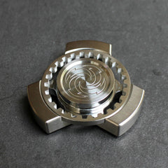 Finger Spinner Fidget Haptic Toy EDC Stainless Steel CNC Gifts Gear Wheel Toys 07FC0E-D4 - KOEEK