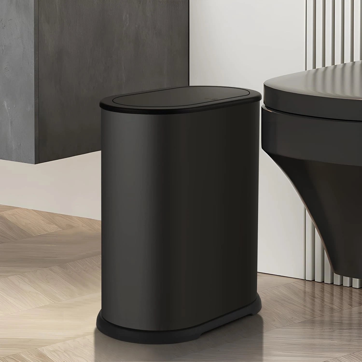 Stainless steel bathroom trash can 1.8 gallon small trash can 07FC0E-D4 - KOEEK