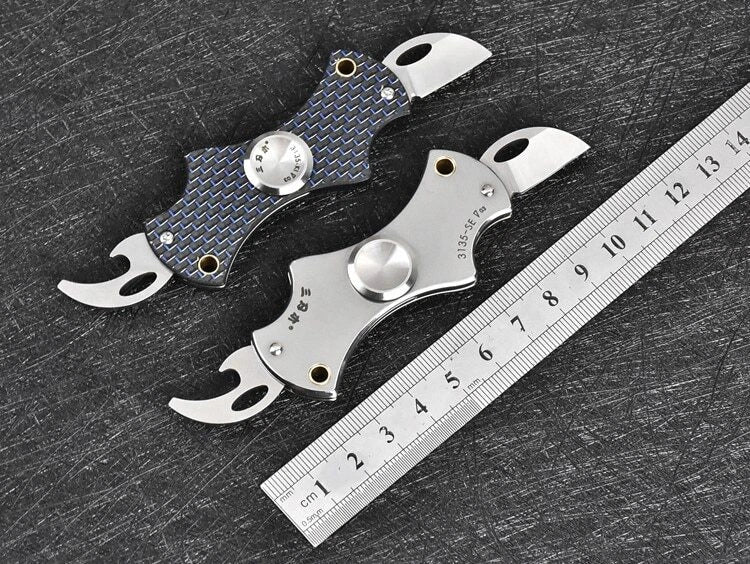 1pcs Multi Functional EDC Fidget Hand Spinner Hang Buckle Key Chain Tool 07FC0E-D4 - KOEEK