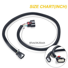 new Rear View Back Up Camera Wiring Harness Compatible with BC3Z-14A412-A 07FC0E-D4 - KOEEK