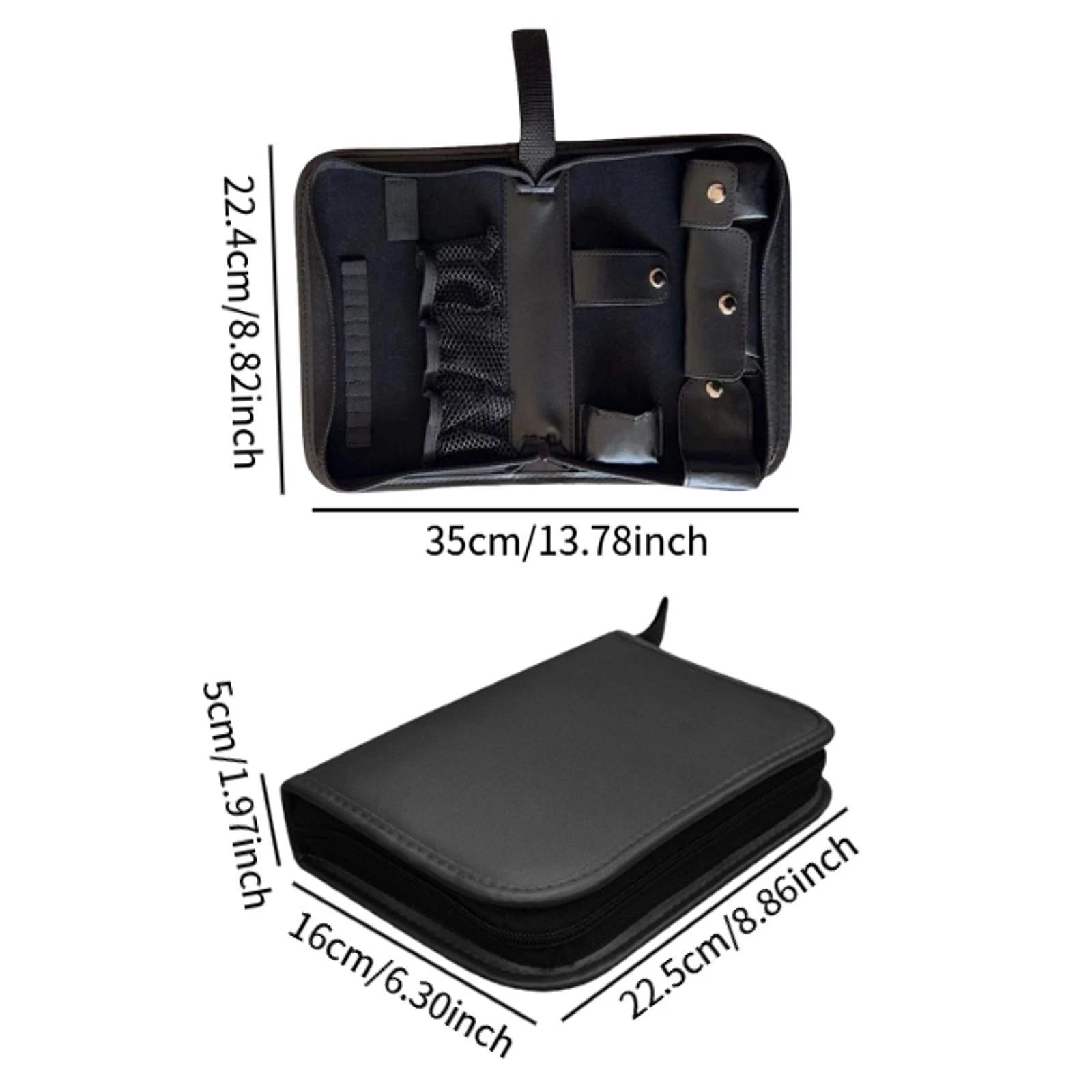 Compact Golf Ball Bag Pouch in Black for Rangefinder and Golfing Supplies 07FC0E-D4 - KOEEK