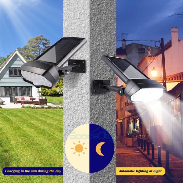 ny 9900000LM Lamparas Luz Led Solares Luces Para Exterior Patio Sensor De Movimient