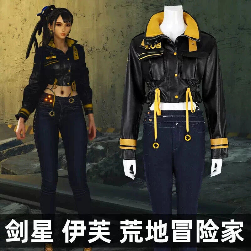 Game Stellar Blade Eve Halloween Costume Outfit Cosplay Party Dress Jacket Suit 07FC0E-D4 - KOEEK