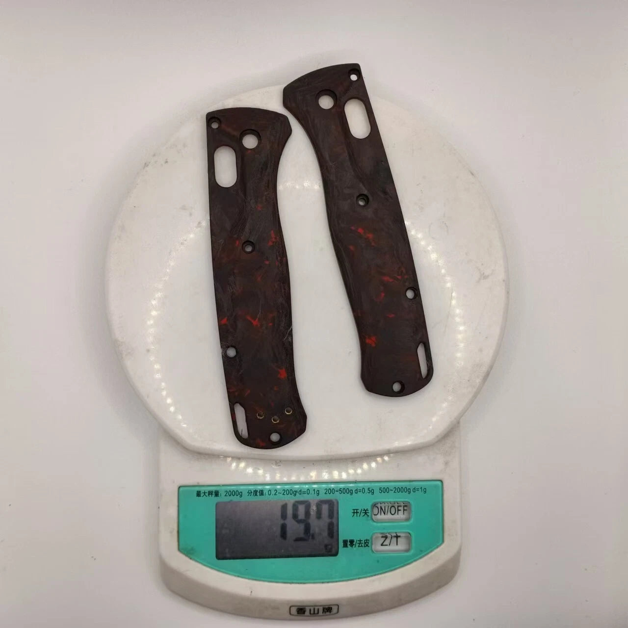 1 Pair Custom Made 3K Carbon Fiber Handle Scales For Benchmade Bugout 535 Knives 07FC0E-D4 - KOEEK