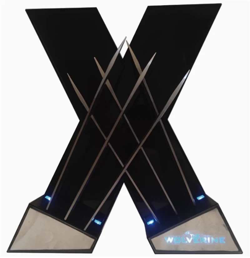 HCMY Wolverine's Claws Replica Steel Claws Wearable With Lightable Support Gift 07FC0E-D4 - KOEEK