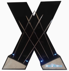 HCMY Wolverine's Claws Replica Steel Claws Wearable With Lightable Support Gift 07FC0E-D4 - KOEEK