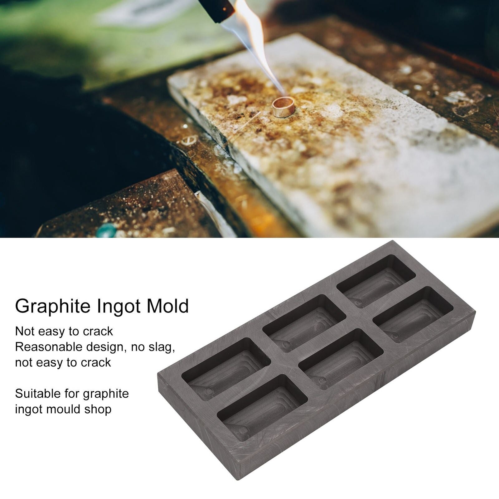 new Casting Graphite Mold Ingot Mold High Purity Wear Resistant For Copper koeek - KOEEK