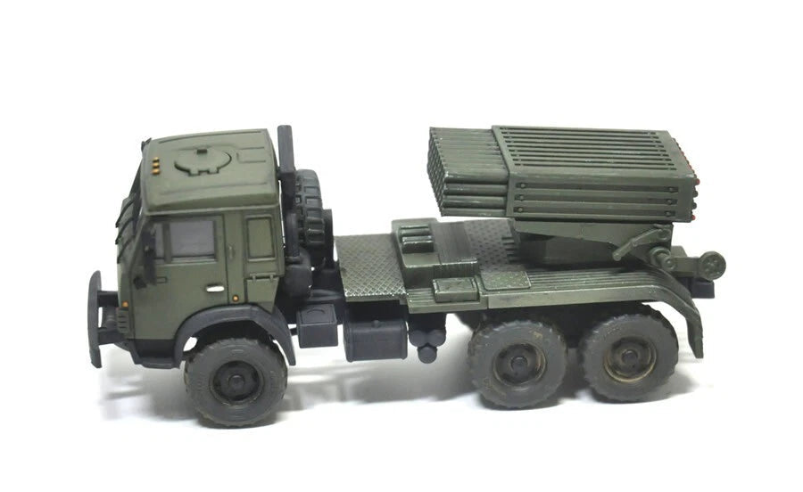 1/72Russian KAMAZ-5350 MUSTANG with BM-21"Grad"Hail RocketLauncherAssembly Model 07FC0E-D4 - KOEEK
