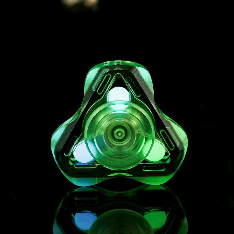 Luminous Transparent PC Fidget Spinner EDC Adult Hand Spinner ADHD Fidget Toys 07FC0E-D4 - KOEEK