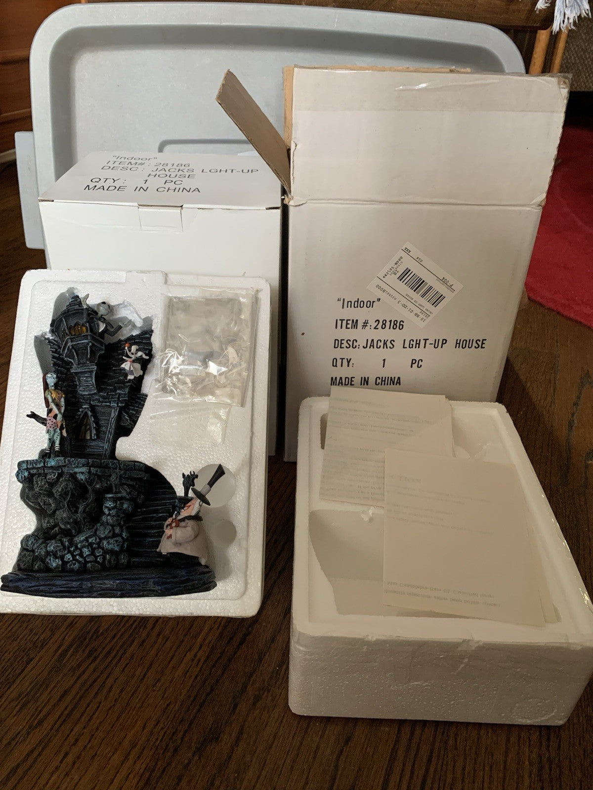 Disney Direct Nightmare Before Christmas Jack’s Light-Up House Item 28186 DISNEY - KOEEK