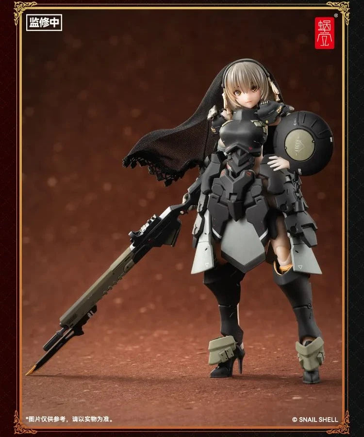 STOCK Snail Shell Front Armor Girl Victoria 1/12 Complete Model Action Figure 07FC0E-D4 - KOEEK