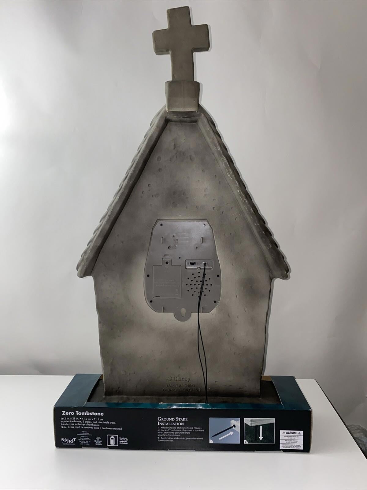 2024 Disney Nightmare Before Christmas Zero Light Up Tombstone Blow Mold Free sh DISNEY - KOEEK