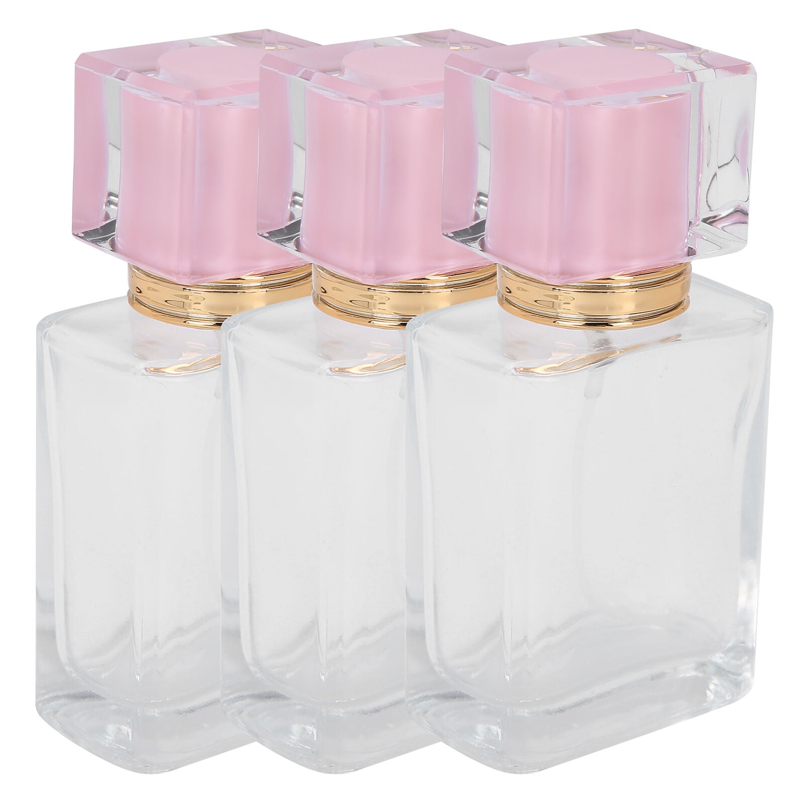 new 50ml Refillable Perfume Bottle Spray Liquid Empty Atomizer Container(Pink ) HGF koeek - KOEEK