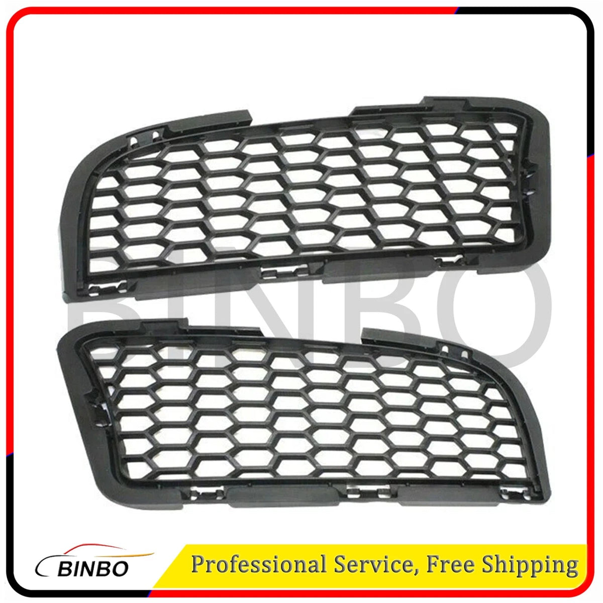 For 2013-2014 Bumper Grille BMW M5 Left & Right Plastic Set of 2 07FC0E-D4 - KOEEK