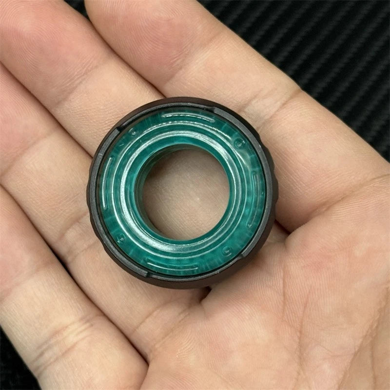 EDC Fun Ratchet Ring Plastic Fidget Ring Stress Relief Concentration Fidget Toy 07FC0E-D4 - KOEEK