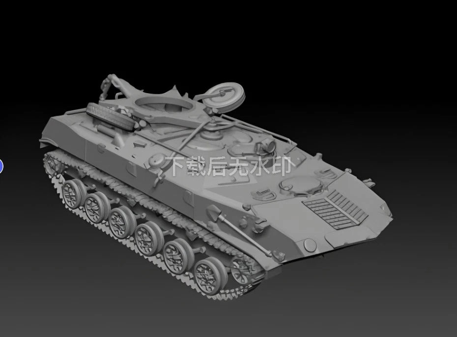 3D Printing 1/72 Soviet BTR-ZD ZU-23-2 tank Model Unpainted 07FC0E-D4 - KOEEK