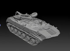 3D Printing 1/72 Soviet BTR-ZD ZU-23-2 tank Model Unpainted 07FC0E-D4 - KOEEK