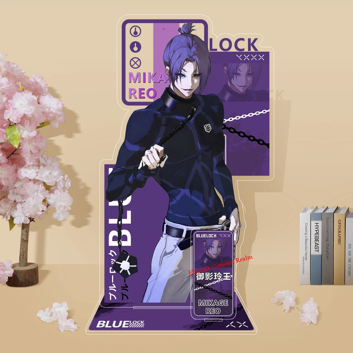 Anime BLUE LOCK Mikage Reo Stand Establish  Figure Acrylic Gift 07FC0E-D4 - KOEEK