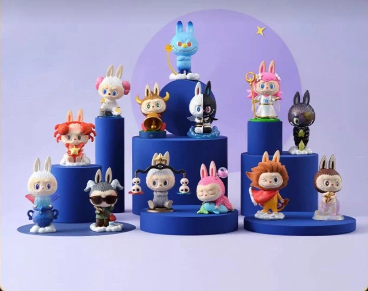The Monsters Labubu Constellation Series Blind Box Figure  Toy Gift 07FC0E-D4 - KOEEK
